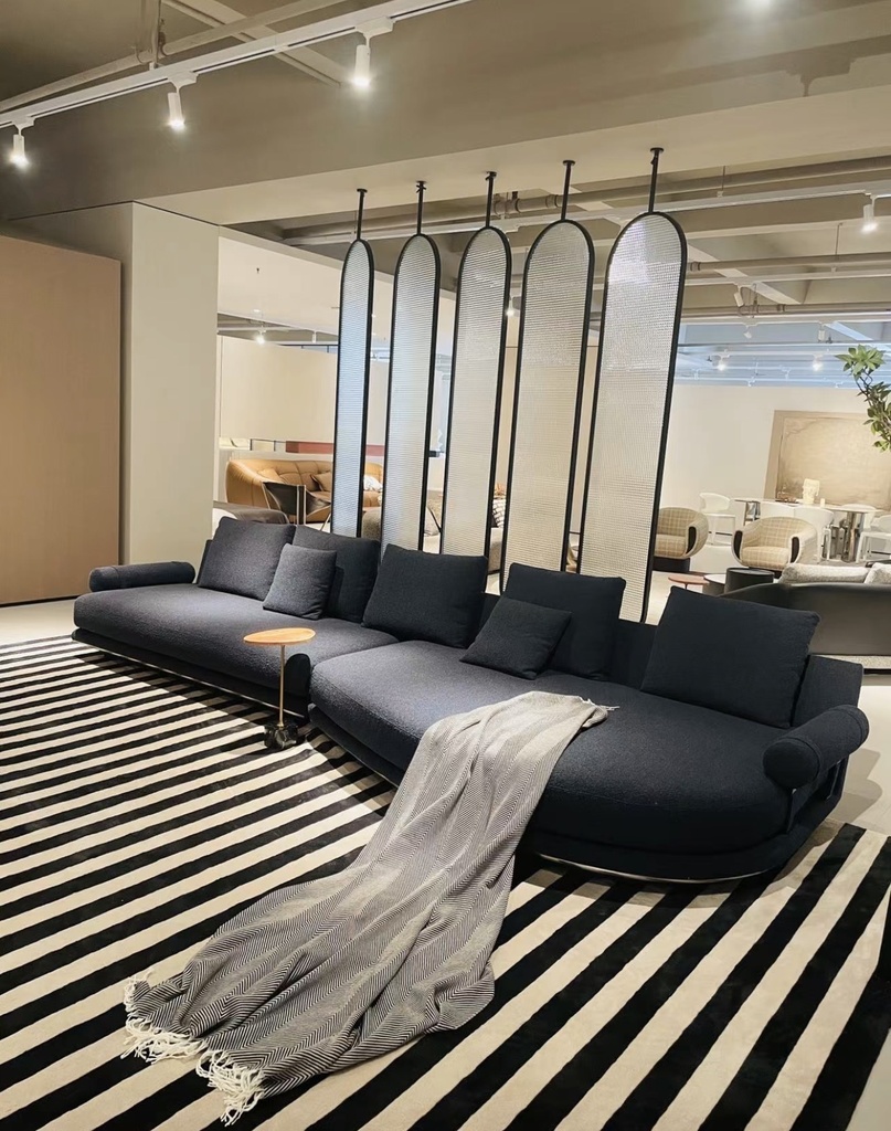 Astor blue sofa (420cm) 14ft